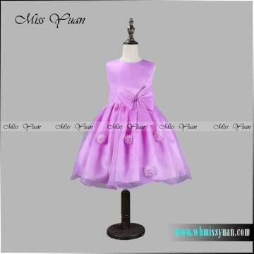 China Bow Eco-Friendly Baby Girl Princess Dress Baby Girl Wedding Dress