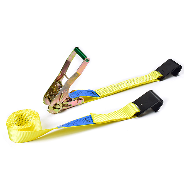 Green Finger Type Handle Tie Down Straps