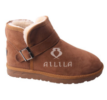 Cow Leather Winer Ankle Snow Boots (NH-S3181C)