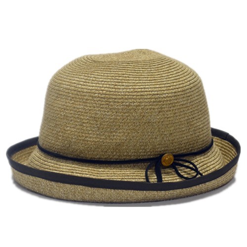 Chapeau Mesdames naturel pêcheur papier tresse paille tressés