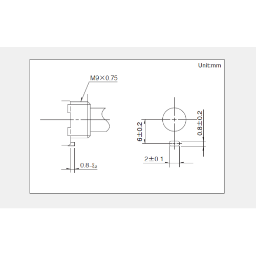 Potensiometer putar seri Rk09l