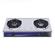 Table Gas Cooker Dual Cooking Range Propane Gas Range 2 Burners Cooktop Gas Stove