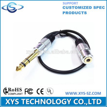 audio 6.35mm to 3.5mm cable
