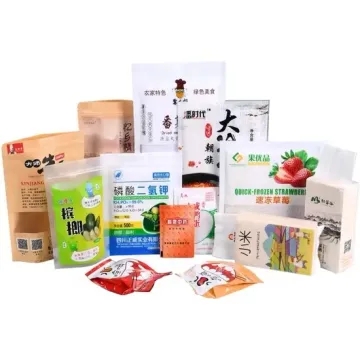 Custom Plastic Foil Composite Zipper Bags