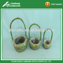 Best selling handmade decorative indoor hanging balcony flower pots