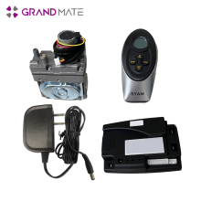 Fireplace lpg gas thermostatic valve remote