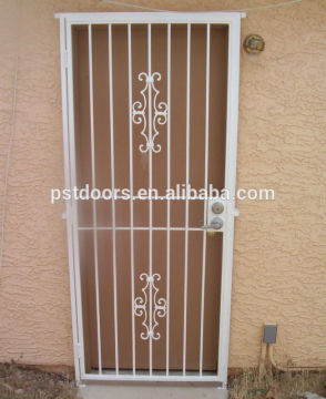 White Color Screen Security Door