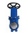 Worm Operator Stainless Steel Wafer Knife Gate Valve