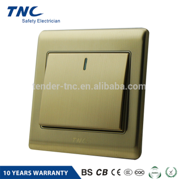 New Products Fire Resistant Metal Wall Switch