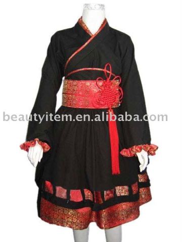 Custom made Japanese Girl Kimono Cosplay Costume