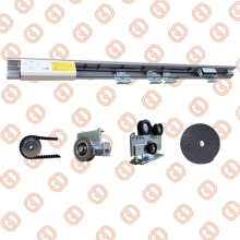 Heavy support beam automatic sliding door