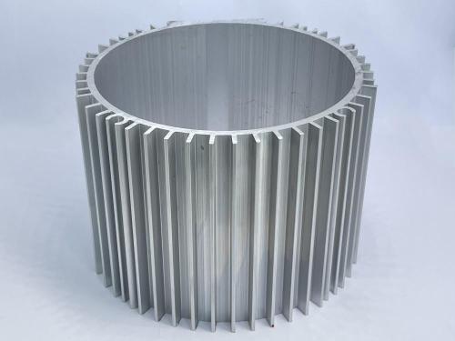 LED Heatsink Hollow Circular Heatsink Profile Aluminium