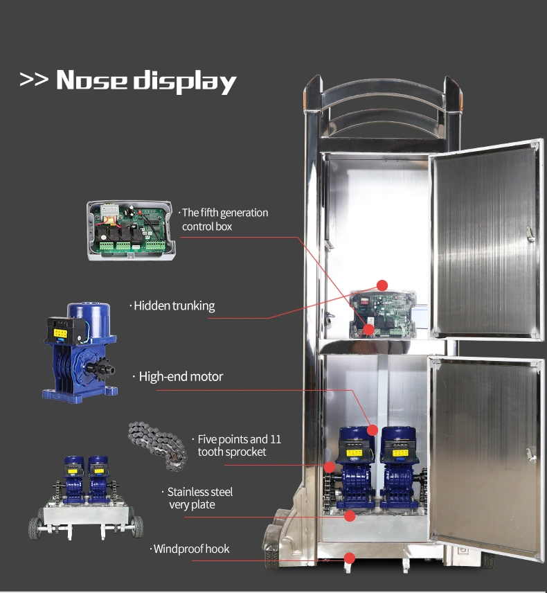 Industrial Automatic Folding Retractable Fence Gate