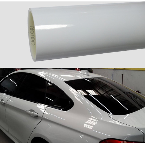 Glanzweißauto Wrap Vinyl