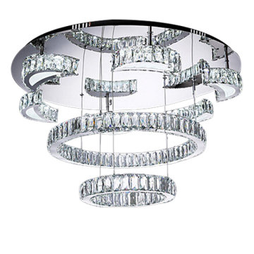 led ceiling lamps chandelier indoor crystal light