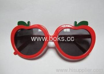 Red Frame Plastic Sunglasses 