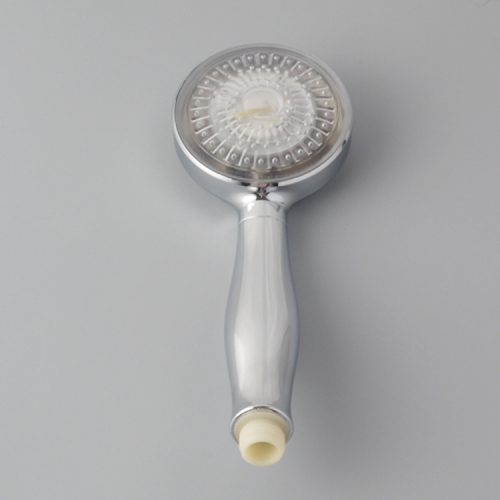 Light up led shower head with temperature sensor