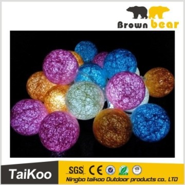 cotton ball lights battery operated christmas light balls