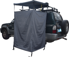 Offroad Privacy Awning with Toilet, Bathing, and Changing Room for Camping