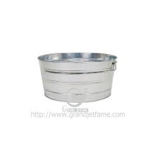 round metal tubs galvanized steel tubs