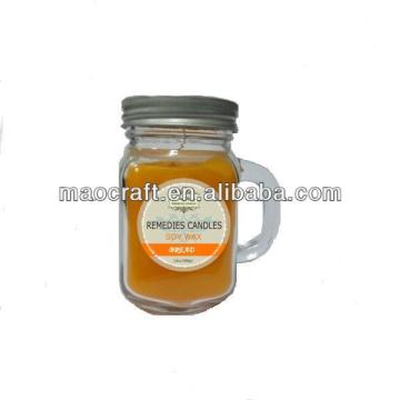 soy glass jar candles