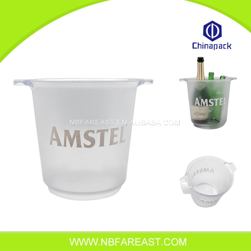 Cubos de hielo plásticos claros al por mayor Clear plastic ice buckets wholesale