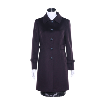 China Manufacturer classic hand made wool coat fabric winter long wool coat women