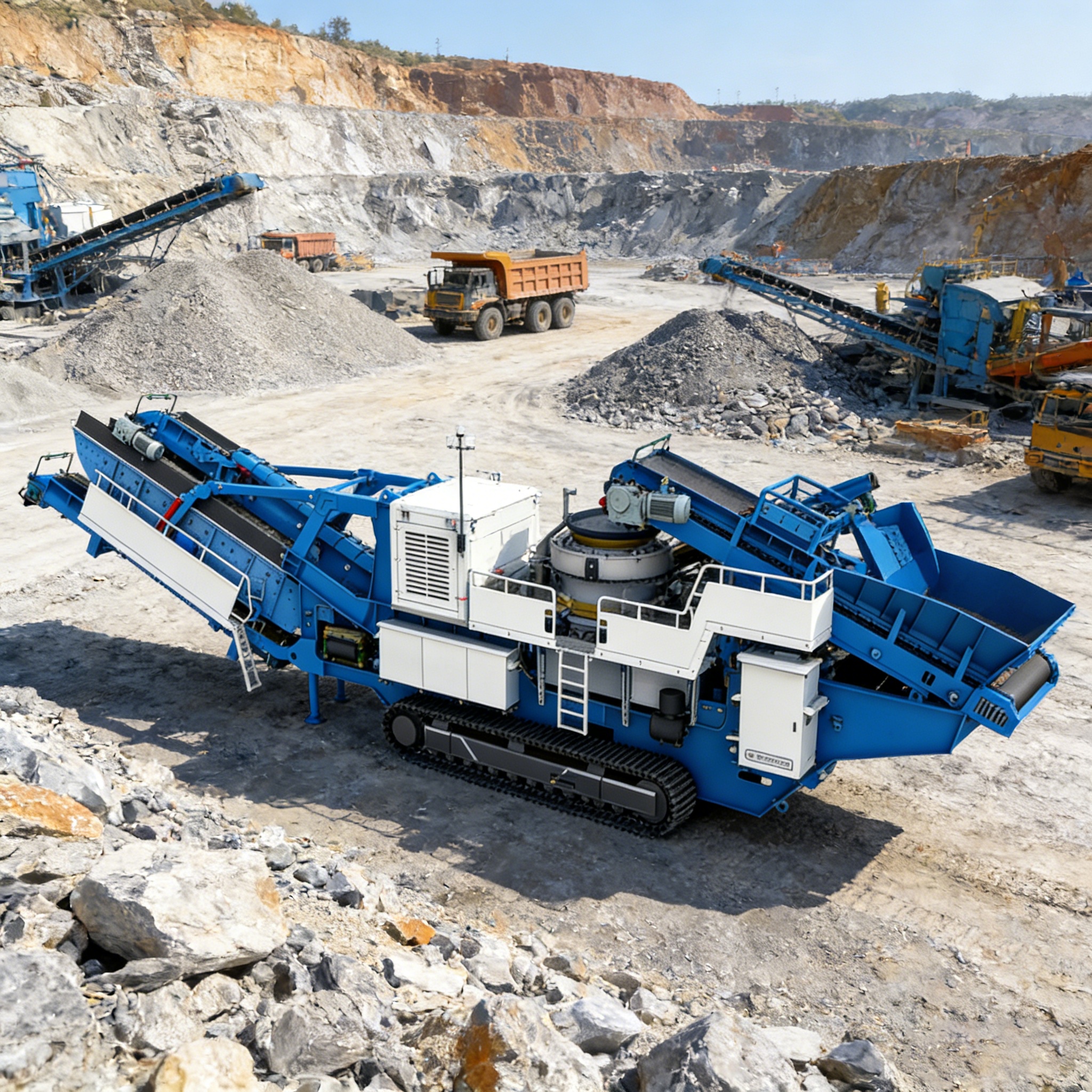 क्रॉलर माउंटेड कोन क्रशर Crawler Mounted Cone Crusher