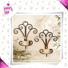 Hanging metal candle holder