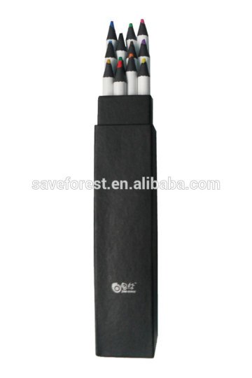 Pencil with black box, black paper pencil, colored pencil