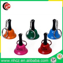 colorful Steel Hand Bell Loud Call Bell Alarm