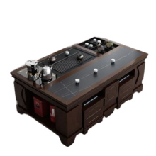 OEM&ODM Solid Wood Tea Table and Chair Set - Mute Style Japanese Tatami Tea Table