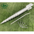 Hot Dipped Helical Galvanization Ground Screw Piles