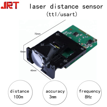 Rangefinder sensor laser industri dengan output digital