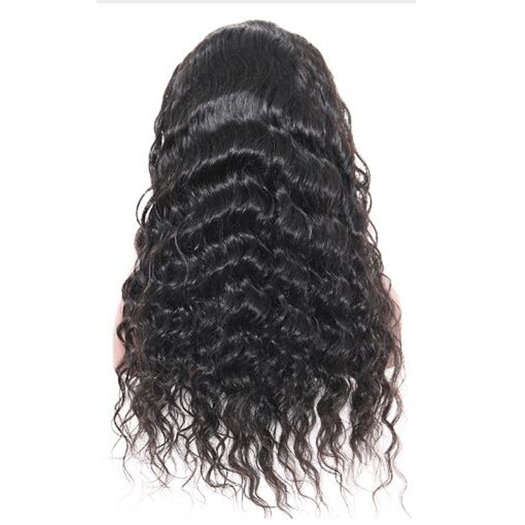 Slove Glueless Lace Front For Women Curly Color Human Hair Wigs Baby Hair, Virgin deep wave wig