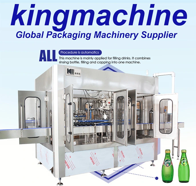 New Design 8000bph Sparkling Water Pet Bottle Filling Machine