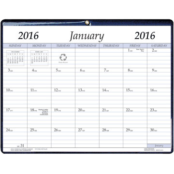 Custom magnetic paper calendar