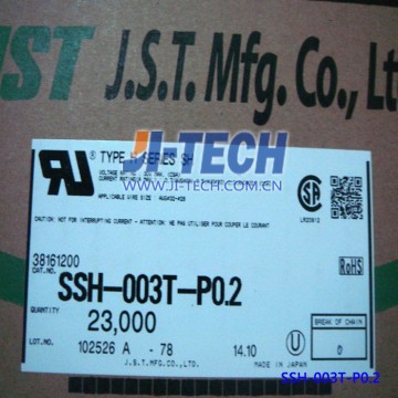 JST connector 1.0mm pitch SH series SSH-003T-P0.2 wire to wire and wire to board connector