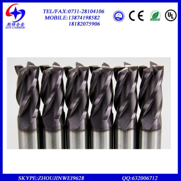 Solid carbide endmills 45HRC