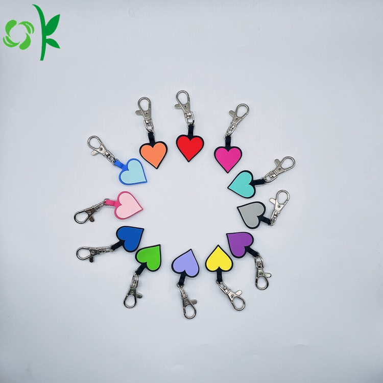 Silicone Keychain Pet ID Tag