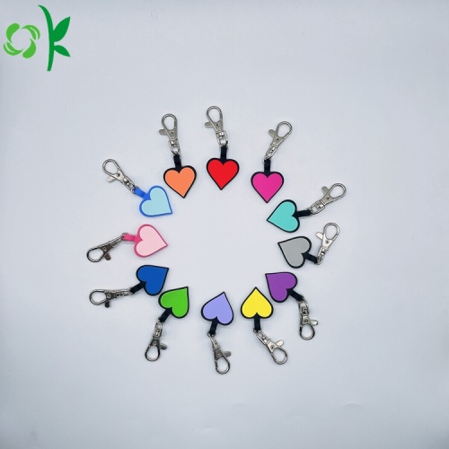 Tag ID PET Silicone Keychain