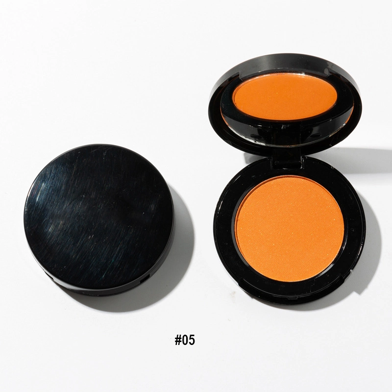 Ingen logotyp högkvalitativ OEM -pressad pulver överstrykning Face Bronzer Privat etikett Blush Makeup