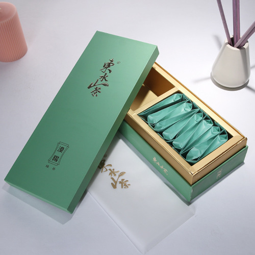 Confezionamento della borsa da tè box regalo con emboss personalizzato