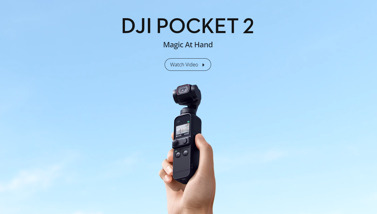 New original DJI Pocket 2 Creator Combo 3-axis Handheld 1/1.7-inch sensor 64MP Images camera for YouTube TikTok Video Vlog