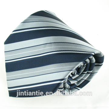 2016 hot selling striped polyester mens formal ties