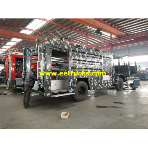 7000 Litres DFAC Military Fire Fighting Trucks