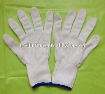 plain white gloves white traffic gloves