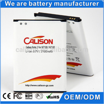 N7100 mobile phone battery for samsung