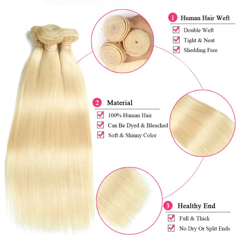 Lsy Private Label Blonde Virgin Mink Brazilian Hair High Quality Custom Logo Virgin Hair Brazilian Human Hair Extensions