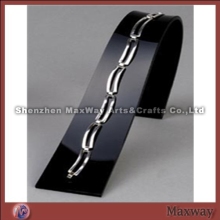 Black zonal acrylic/lucite jewelry/necklace display/holder